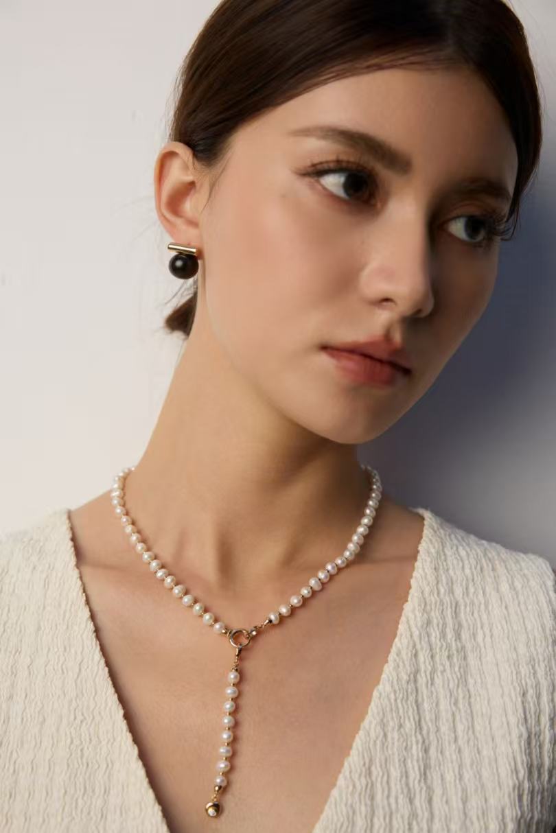 Pendientes Minimalistas   - Plata S925, Ojo de Tigre y Ágata Negra